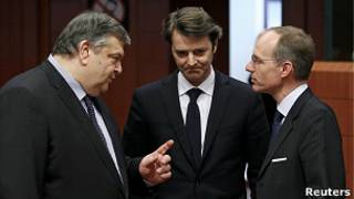 Ministros de Finanzas en Bruselas