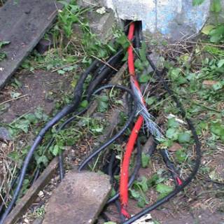 電纜被盜現場