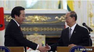 Japan Prime Minister and Burmese President