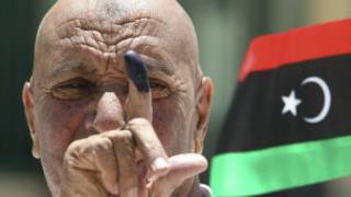 Wani mai zabe a Libya