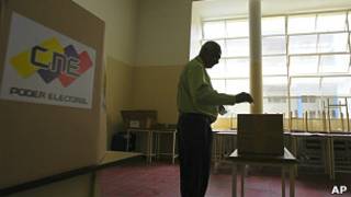 Puesto electoral en Venezuela