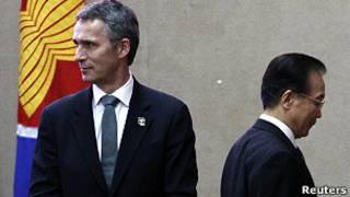 Jens Stoltenberg. Foto de archivo