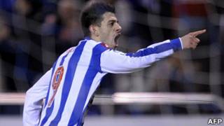 El jugador del Deportivo Pizzi