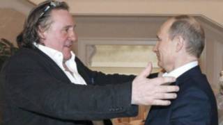 Vladimir Putin y Gerard Depardieu