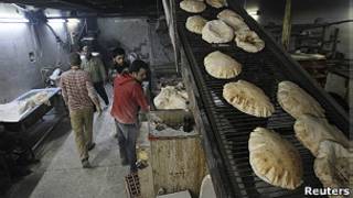 Panadería en Alepo.