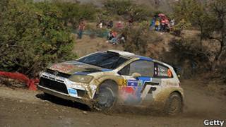El auto de Sebastián Ogier