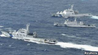 Tàu tuần tra Nhật Bản, Trung Quốc tại Senkaku