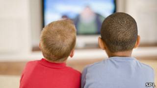 Anak-anak nonton tv