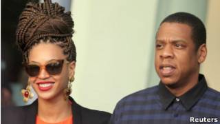 Beyoncé y su esposo el rapero Jay-Z