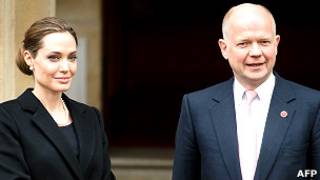 Hague y Jolie