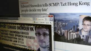 Ông Snowden trên báo Hong Kong