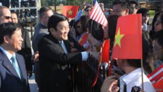 Chủ tịch nước Việt Nam Trương Tấn Sang tại Washington
