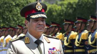 General Abdul Fattah al Sisi. Imagen de archivo
