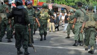 Military in Weliweriya (file photo)