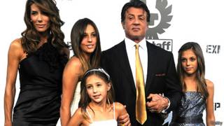 Sylvester Stallone cùng vợ con