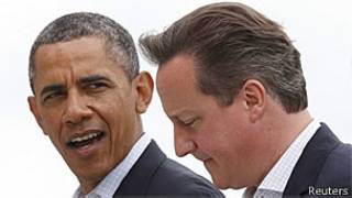 Barack Obama e David Cameron