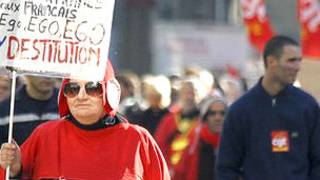Protestas contra la reforma de las pensiones en Francia