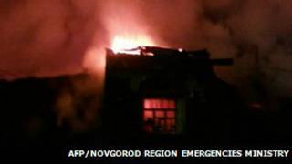 Incendio en Rusia