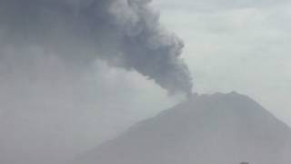 Volcán en Indonesia