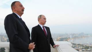 Владимир Путин и Ильхам Алиев
