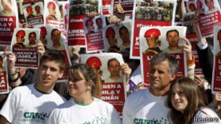 la familia de Camila Speziale se manifestó en Buenos Aires