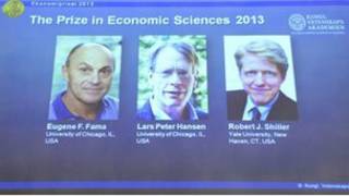 Eugene Fama, Lars Peter Hansen, dan Robert Shiller