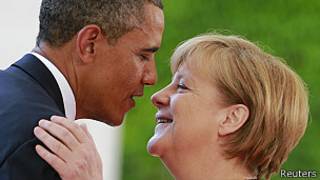 Obama y Merkel