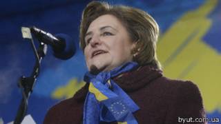 Лорета Граужинене выступала вместе с лидерами оппозиции на Евромайдане