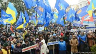 Бессрочная акция сторонников власти проходит также в Мариинском парке