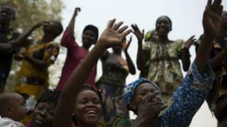Wasu mazauna Bangui