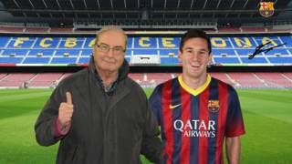Lalo con Messi