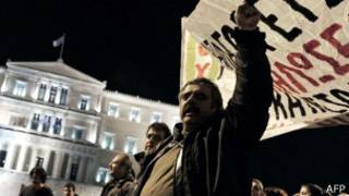 Protestas en Grecia