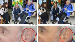 Foto alterada de Fidel Castro