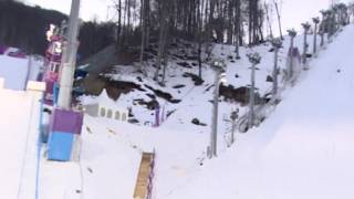 Neve derretendo em Sochi. Foto: BBC