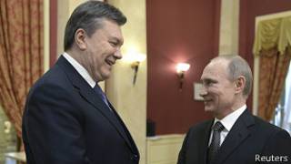 Viktor Yanukóvich y Vladimir Putin