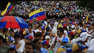 Movilización en Caracas