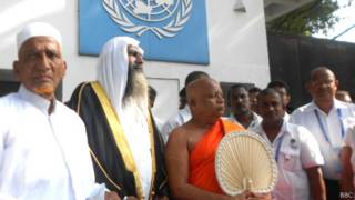 religioues leaders in protest