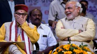 मुरली मनोहर जोशी और नरेंद्र मोदी