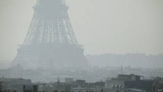 Poluição em Paris | Crédito: AFP