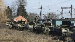 Российские части на границе с Украиной