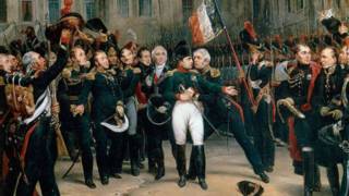 Прощание Наполеона с гвардией в Фонтенбло 20 апреля 1814 года (картина Антуана Монфора)