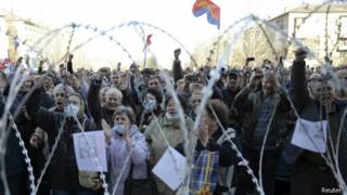 Протест в Донецке