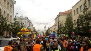 Гей-парад в Вильнюсе, 2013 год.