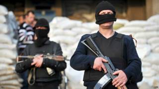 Пророссийские активисты на востоке Украины