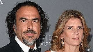 Alejandro González Iñárritu y su esposa María Eladia Hagerman