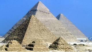 Pirámides de Giza, en Egipto