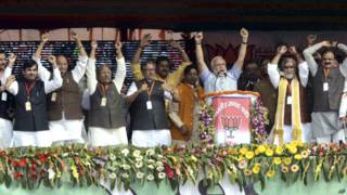 बिहार में मोदी और अन्य नेता