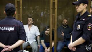 Обвиняемые по делу об убийстве Анны Политковской