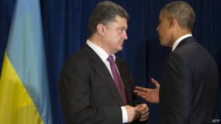 Обама Порошенко