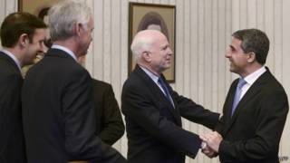Президент Болгарии и сенаторы США